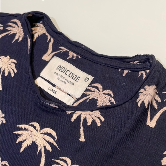 Palm Tree Print T-Shirt - Picture 2 of 8